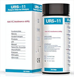 Strisce Test delle Urine (100 pezzi),11 parametri Analisi Stick, Reattive per Urinalisi con cartella colori di riferimento.