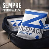 Ghiaccio Istantaneo, 25 Busta PE, ICE PACK PE, 14x18cm, Made in Italy!