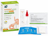 Test Rapido Helicobacter Pylori Antigene Fecale – Autotest H. Pylori con Cassette, Kit Completo per Uso Domestico, Risultato in 10 Minuti, Dispositivo Diagnostico In Vitro – 1 Test
