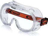 Occhiali Protettivi Climax Goggle, DPI Professionali Resistenti ai Graffi, Antiappannamento, Ventilati e con Protezione UV, Adatti a Silvicoltura, Falegnameria ed Uso Medico, Taglia Unica.