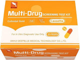 Test Antidroga Urine 8 in 1, Drug Test per Rilevamento Cocaina, Cannabis, Oppiacei, Metadone, Anfetamine, Metanfetamine, Benzodiazepine e Buprenorfina. 25 Test.