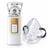 Nebulizzatore Aerosol Portatile a Rete Vibrante Mesh M105T, Inalatore Silenzioso con Intensità Regolabile, Nebulizzazione a Particelle Fini, Design Compatto e Leggero, per Adulti e Bambini