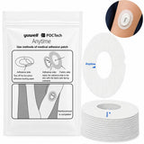 Cerotti Copri Sensore Diabete Compatibili con Yuwell Anytime CGM – 20 Patch Adesive Traspiranti, Resistenti all'Acqua e al Sudore, Fissaggio Sicuro per Sensore Glicemico