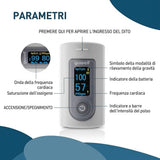 Saturimetro Da Dito Professionale Certificato, Ad Alta Precisione Per Misurare SpO₂, Frequenza Cardiaca, Indice Di Perfusione E PPG, Con Allarme, Uso Domestico E Clinico; Modello: YX301