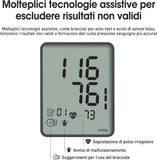 Misuratore di Pressione Arteriosa da Braccio, Sfigmomanometro Elettronico con Bracciale 22-45cm, Apparecchio Automatico per Misurare la Pressione Sanguigna per l'Uso Domestico (YE660D)
