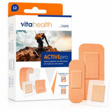 Vitahealth ACTIVEpro Cerotti per Persone Attive – Morbidi, Elastici e Traspiranti, con Tampone Non Aderente per Tagli, Abrasioni, Sport e Trekking