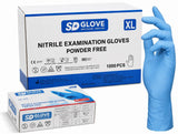 1000 Guanti Blu in Nitrile ULTRASOFT, Guanti Monouso Professionali, Senza Lattice e Polvere, Uso Medico, Alimentare, Industriale, Microruvidi, Resistenti e Confortevoli