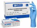 1000 Guanti Blu in Nitrile ULTRASOFT, Guanti Monouso Professionali, Senza Lattice e Polvere, Uso Medico, Alimentare, Industriale, Microruvidi, Resistenti e Confortevoli