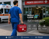 Valigetta Pronto Soccorso Aziendale Allegato 1 D.M. 388/2003 – Kit di Primo Soccorso Completo con Borsa Morbida, per Aziende fino a 2 Lavoratori, Negozi, Uffici, Laboratori e Veicoli Commerciali