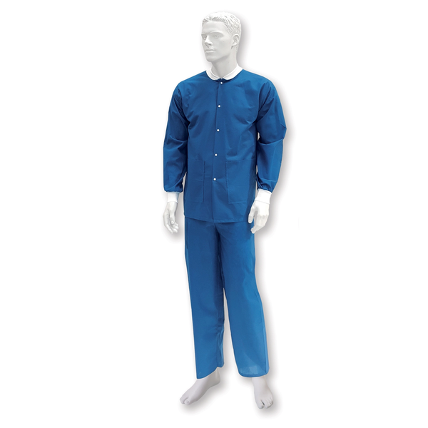 Camice da lavoro sanitario monouso – TNT 47 g/m² con chiusura a bottoni