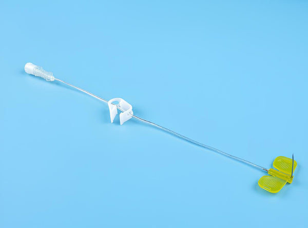 AGO DI HUBER A SINGOLA VIA DI INFUSIONE CON PROLUNGA da 19G, 20G e 22G (tutti i Gauge disponibili da 15mm, 20mm e 25mm)