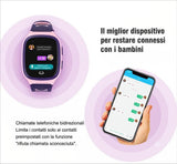 LT31 Smartwatch per Bambini con Videochiamate 4G, Nano SIM, Tracciamento GPS dual‑band, Batteria da 700mAH, 2 Giorni di Autonomia e Resistenza IP68, Display 1,4''
