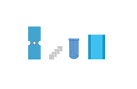 Kit standard sterile per urologia/ginecologia con fenestrazione diamantata e accessori -