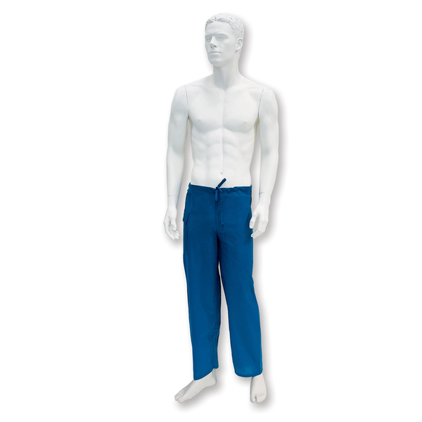 Pantaloni chirurgici monouso con laccetti e tasca