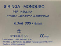 Siringhe per insulina - Diabete -  Medical Lume Srl