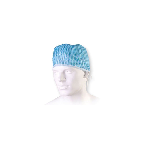 Cuffia Medica con Lacci BEN – Monouso, Traspirante, in Spunlace