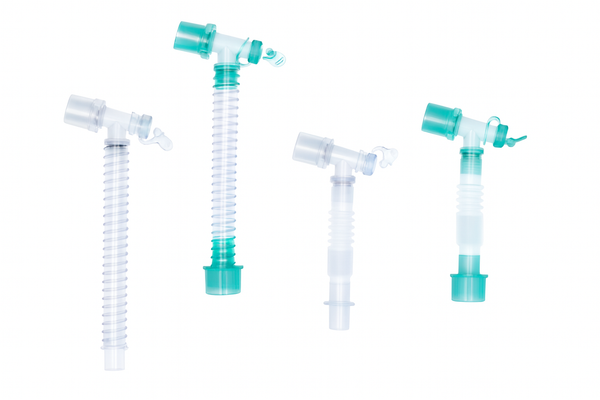 Catheter mount monouso con doppio giunto girevole ed elbow connector,