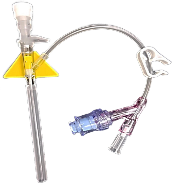 EASY-VEIN CONTROL-WAY DUO (AGO CANNULA DI SICUREZZA CON PROLUNGA, CONNETTORE A Y E SENZA VALVOLA DI INIEZIONE - Medical Lume Srl