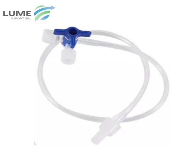Rubinetti a tre vie lipido resistente senza prolunga per infusione Rubinetti a tre vie lipido resistente senza prolunga per infusione